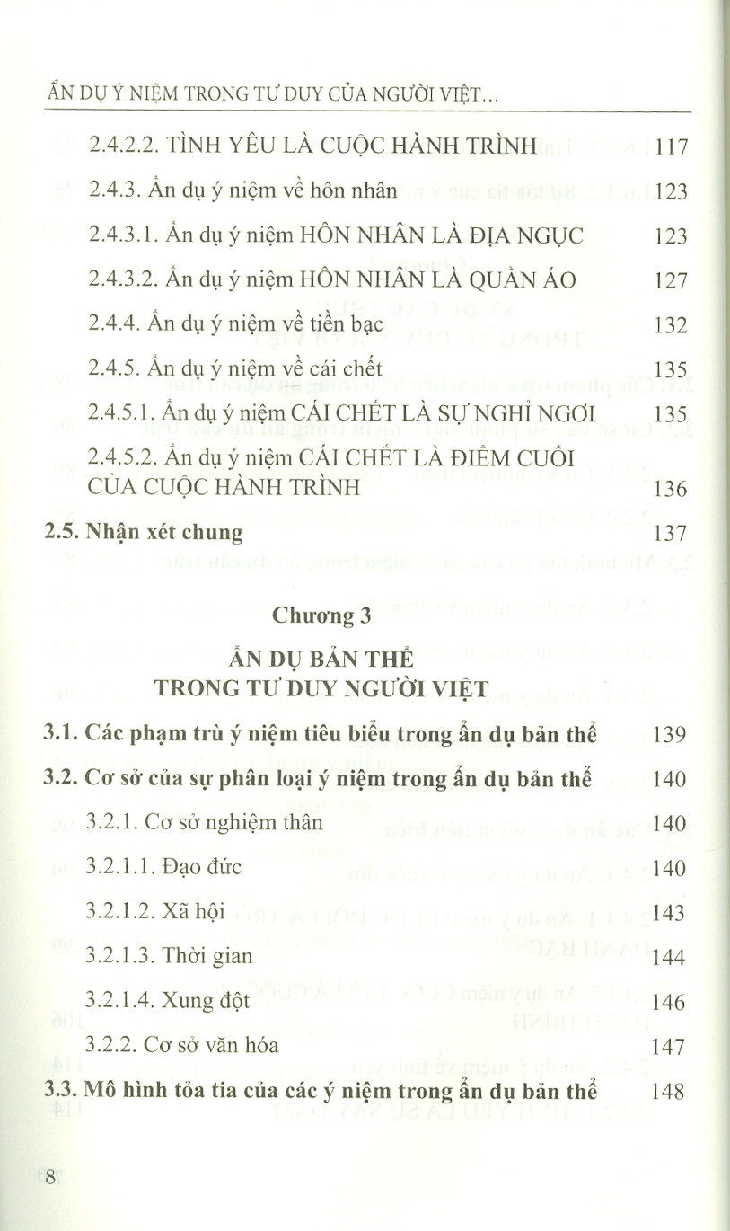 Ẩn Dụ Ý Niệm Trong Tư Duy Của Người Việt