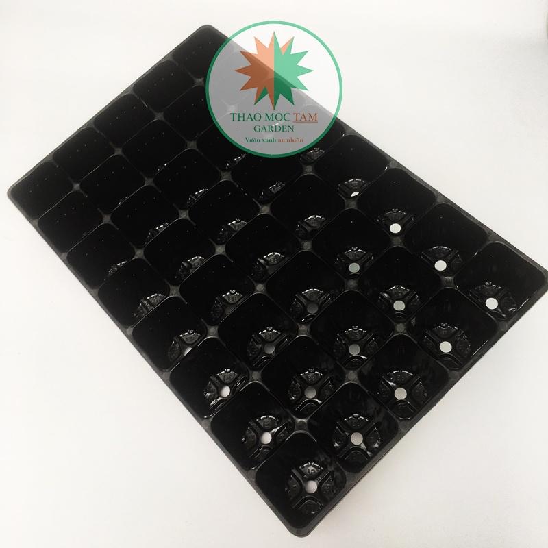 Bộ 05 Khay 40 lỗ 7.5 chuẩn Nhật - Khay ươm cây con, cây giống làm vườn