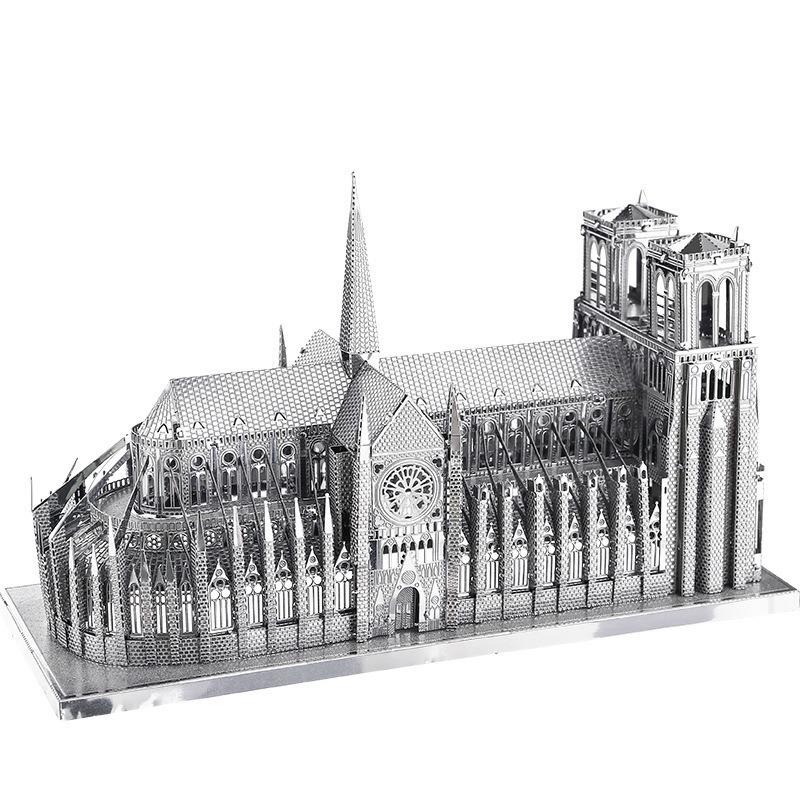 Mô Hình 3D Kim Loại Tự Lắp Ráp Công Trình Kiến Trúc Thế Giới