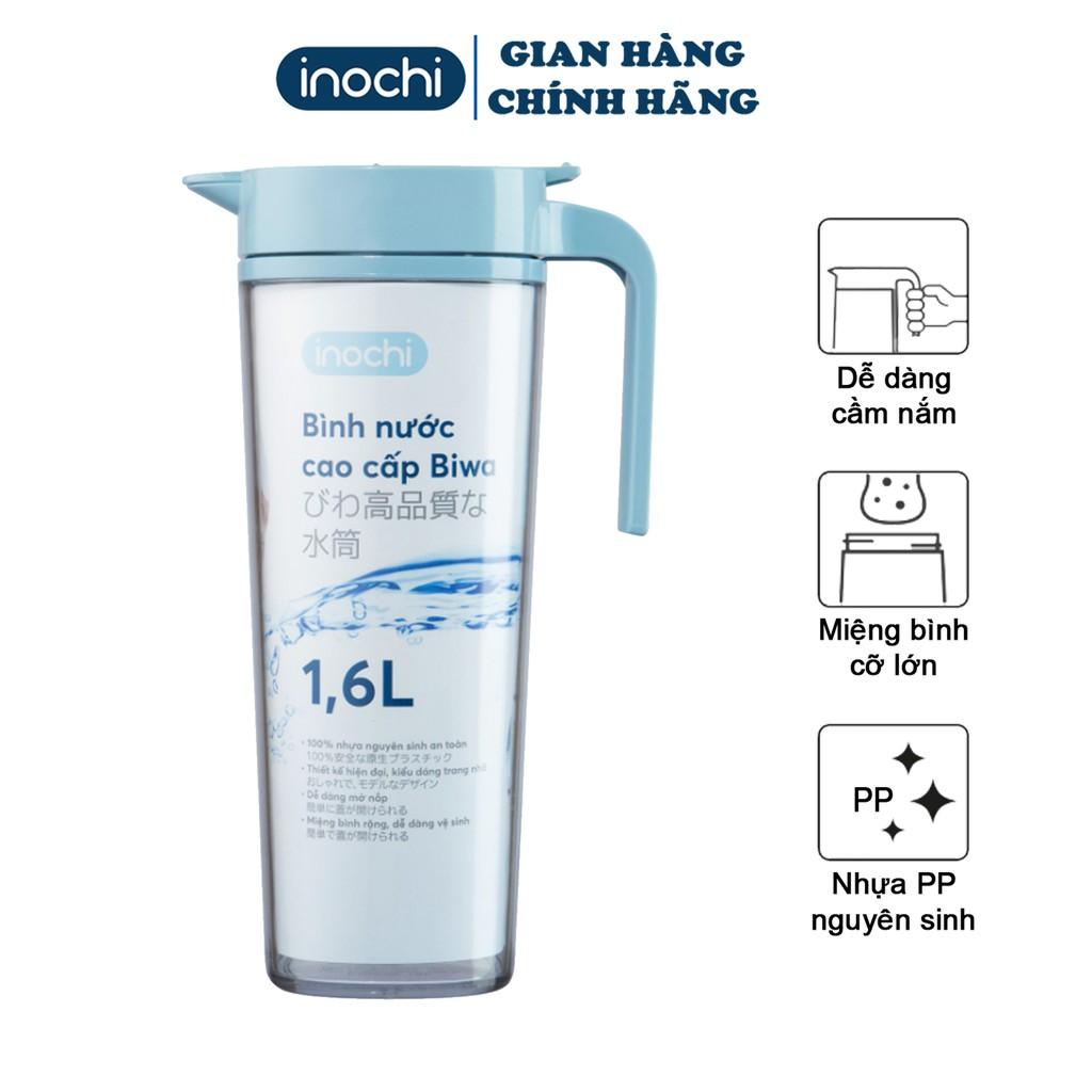 Bình nước nhựa cao cấp Biwa đựng nước giữ nhiệt inochi 1.6L