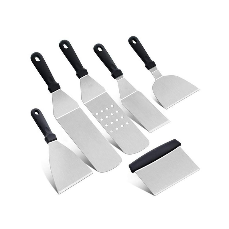 12 Cái/Bộ Thìa Đũa Inox BBQ Dụng Cụ Nướng Bộ Nhà Bếp Thìa Thịt Nướng DIY Vỉ Nướng Nạo BBQ Phụ Kiện