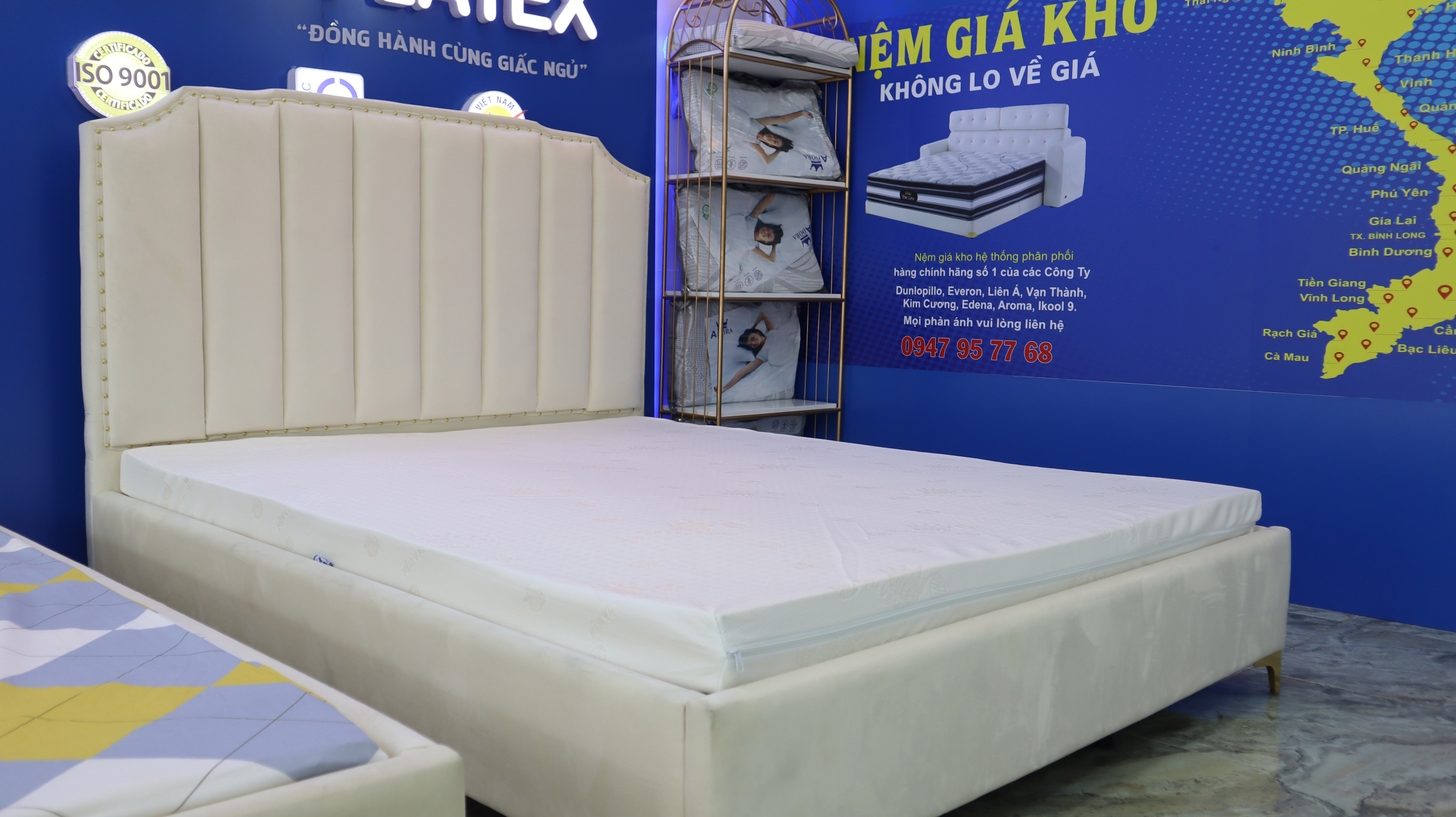 Nệm Cao Su Vạn Thành Standard VTCS125 (120 x 200 x 5 cm)