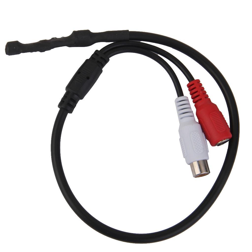 40cm CCTV Camera Mini Microphone Audio/Sound Monitor  with RCA Plug