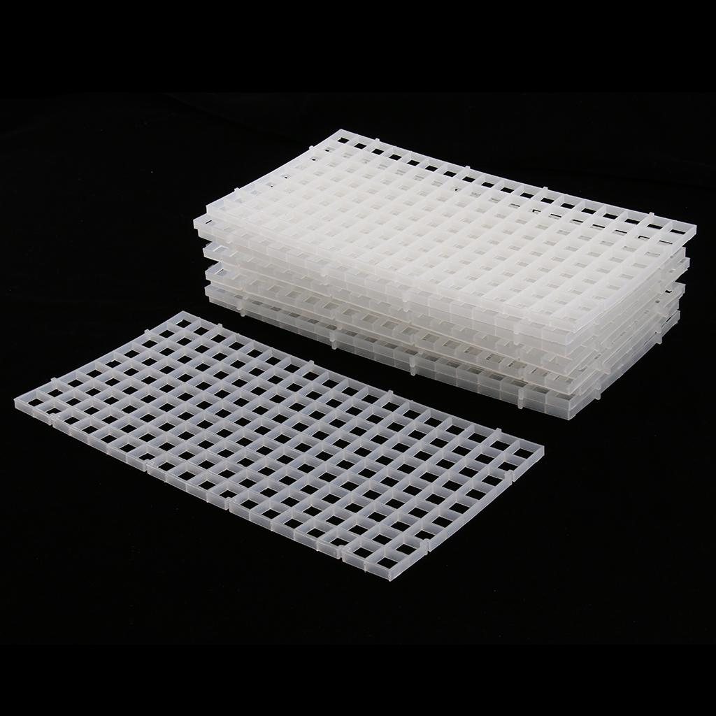 10 Pcs Aquarium Fish Tank Isolation Plate Divider Filter Patition Board Net