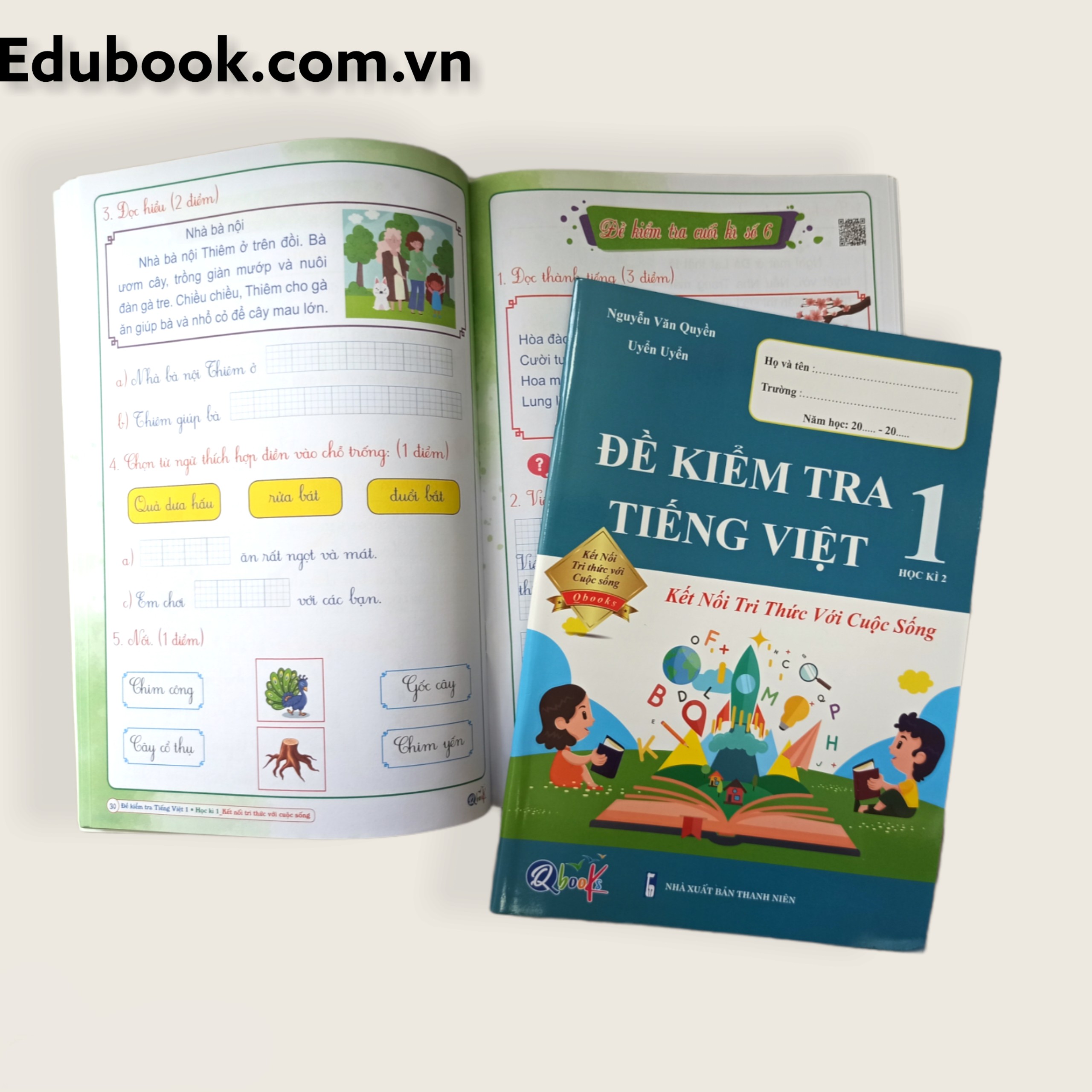 Combo Đề Kiểm Tra Tiếng Việt Lớp 1 (Kết nối tri thức với cuộc sống)