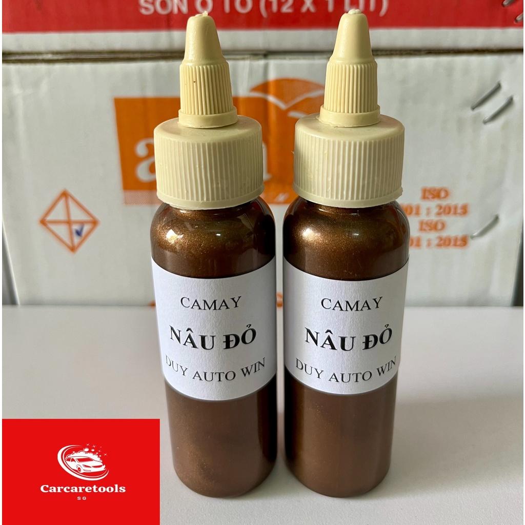 Camay màu nâu đỏ đóng chai 100g và 50g