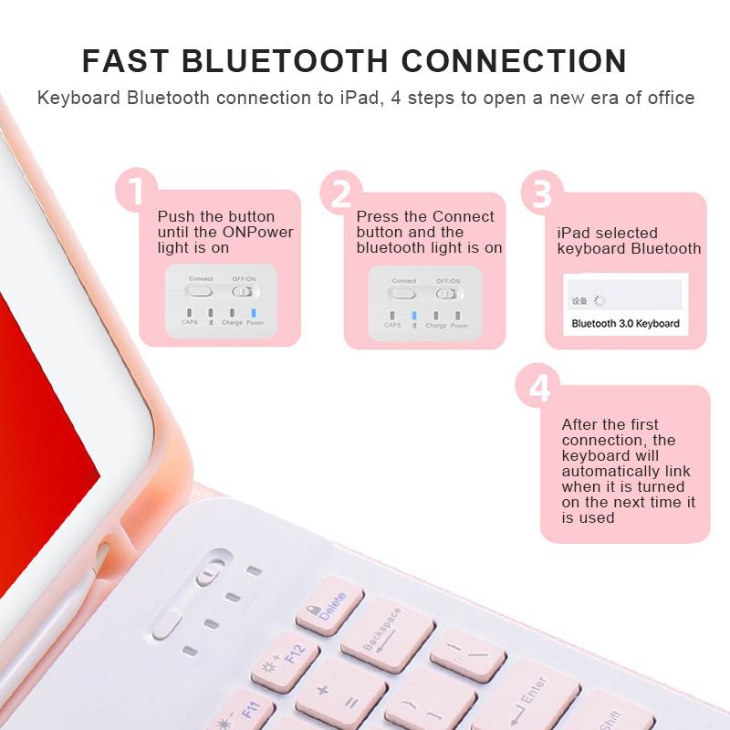Máy Tính Bảng Bàn Phím Không Dây Cho iPad Điện Thoại Máy Tính Bảng Bluetooth-Tương Thích Bàn Phím Chuột Cho Máy Tính Bảng Android IOS Windows