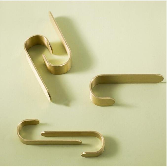 Bộ 5 móc vàng không cần đóng đinh GoldenHome Hook - Home and Garden