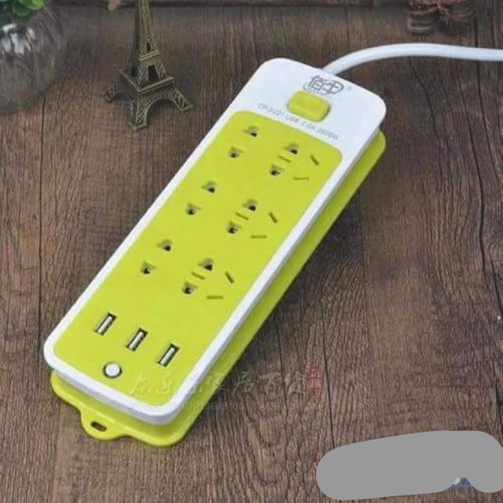 Ổ cắm điện đa năng chông giật Thái Lan - Ổ cắm điện có 3 cổng USB