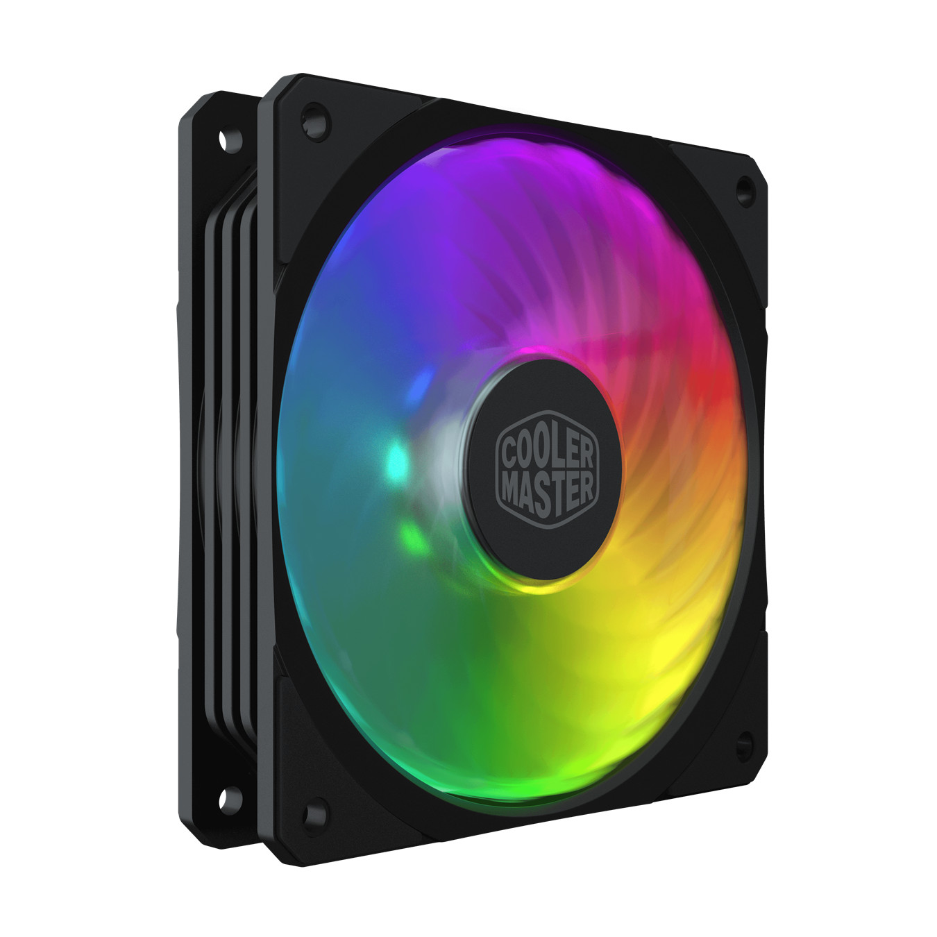 quạt tản nhiệt máy tính Cooler Master Masterfan SF120R ARGB - có thể sync led thông qua ứng dụng - 2000 vòng quay trên phút - cho hiệu quả tản nhiệt tối đa - hàng chính hãng