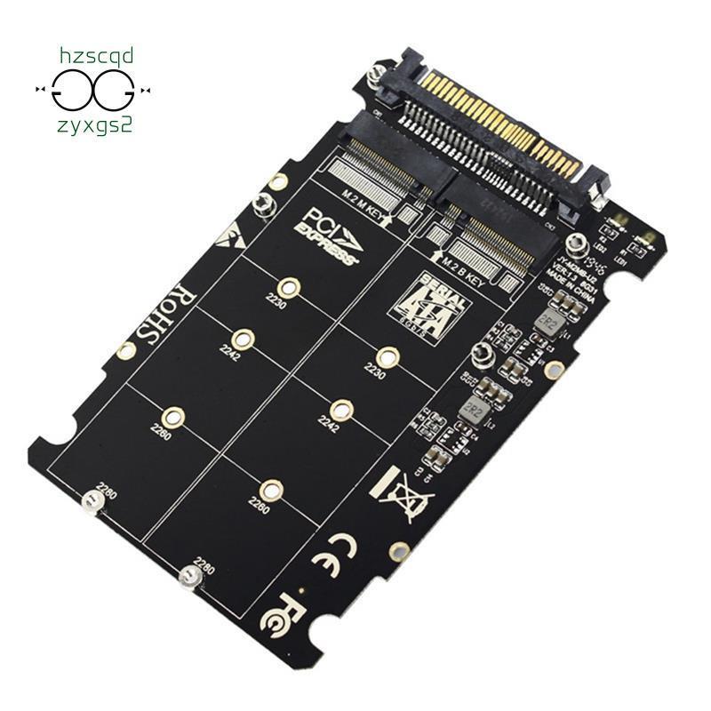 Cáp ChuyểN ĐổI 2 Trong 1 M.2 NVME SATA U2PCB M.2 NVME SSD B SSD Sang U.2 SFF-8639 PCIe M2 Cho MáY TíNh