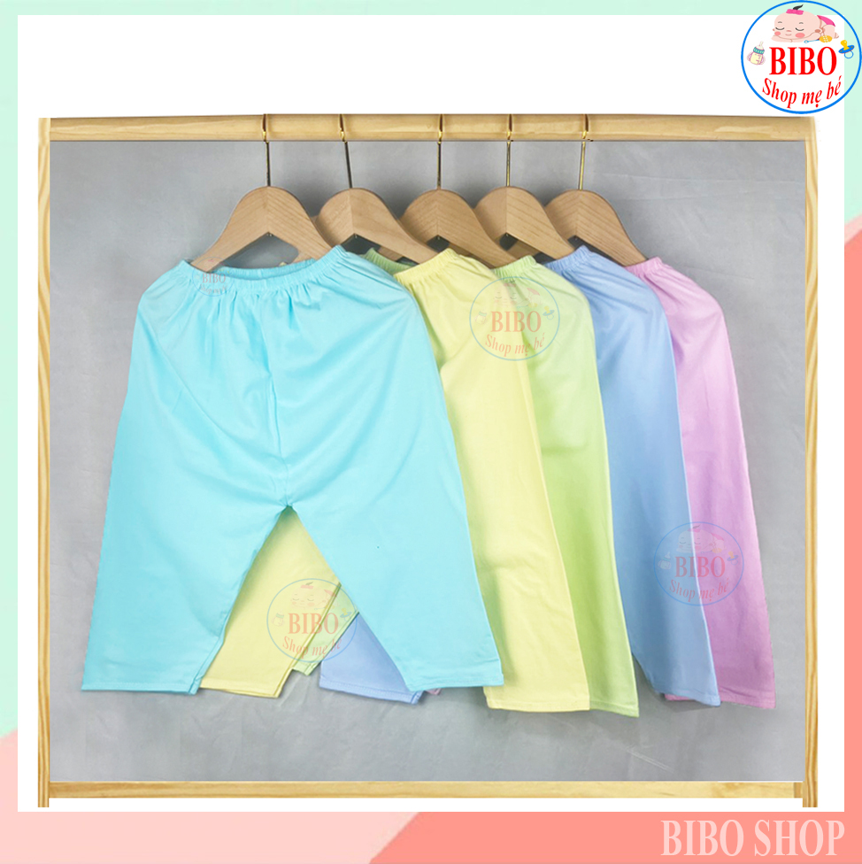  COMBO 5 QUẦN DÀI MÀU CHO BÉ MẶC NHÀ 100% cotton