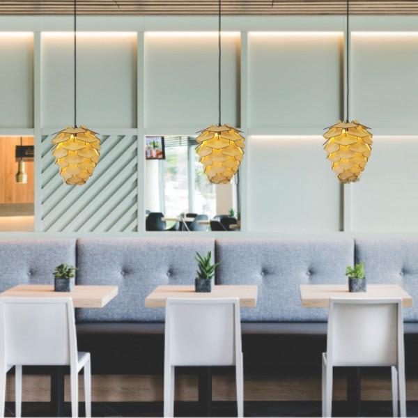 ĐÈN GỖ THẢ TRẦN TT106