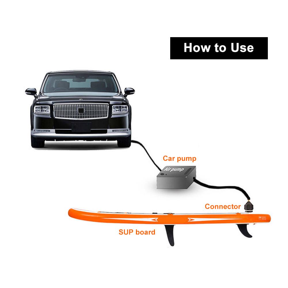 Bộ chuyển đổi Bơm SUP van với 4 vòi phun không khí dành riêng bơm hơi và thuyền SUP