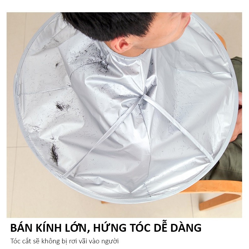 ROGTZ Áo Choàng Cắt Tóc Có Khay Hứng - Hàng Nhập Khẩu