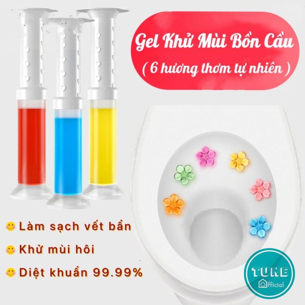 Gel Khử Mùi Bồn Cầu Diệt Khuẩn Toilet, Gel Thơm Nhà Tắm Dạng Thạch Hình Bông Hoa