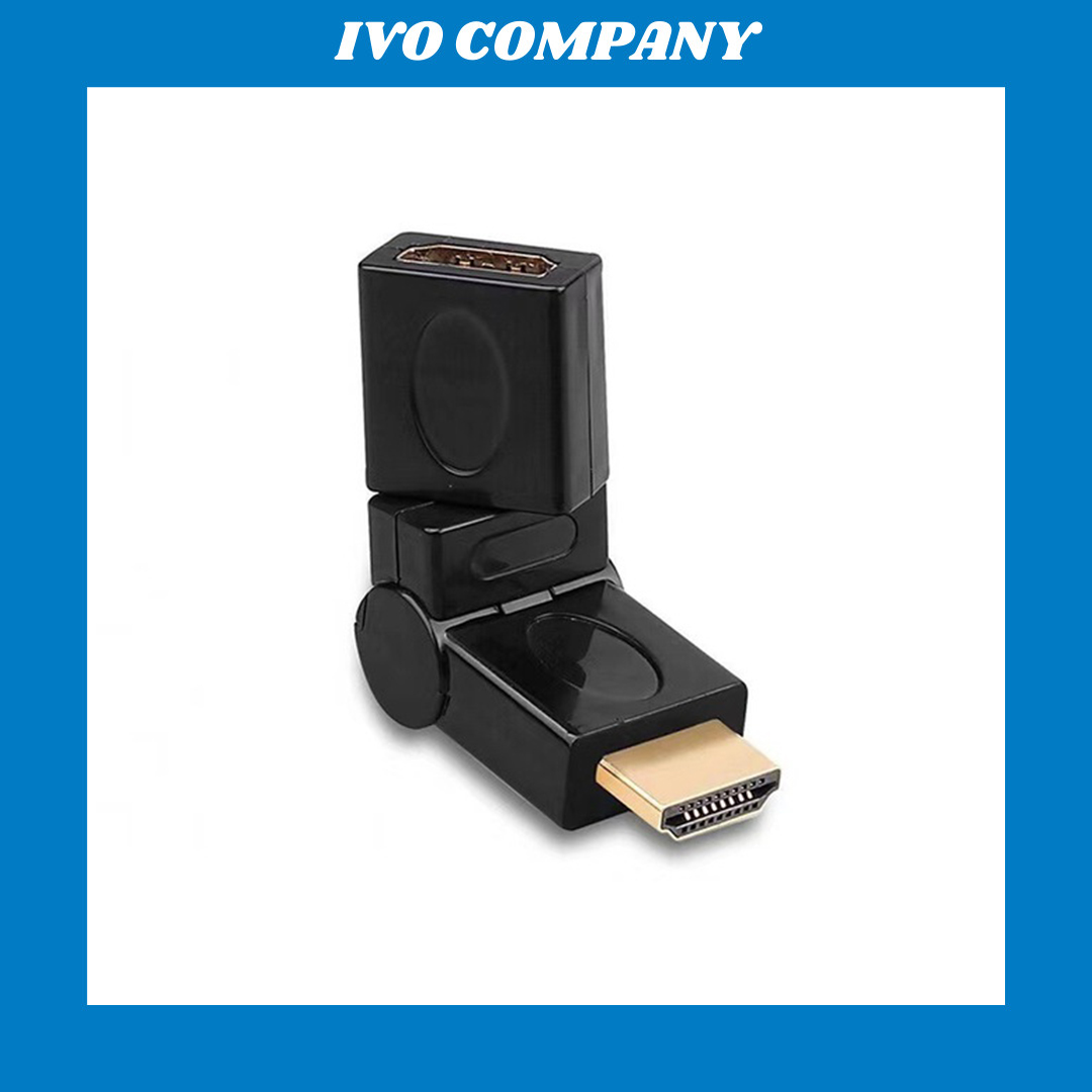 Đầu Chuyển Góc HDMI Đực Cái 360 Độ