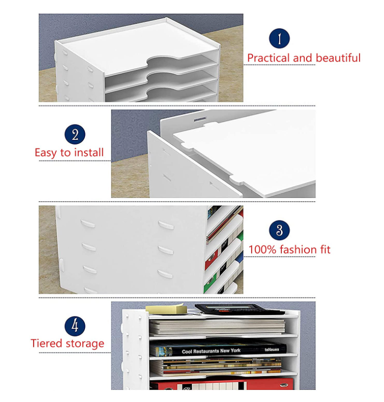 Kệ tài liệu 7 tầng FILE ORGANIZER WHITE