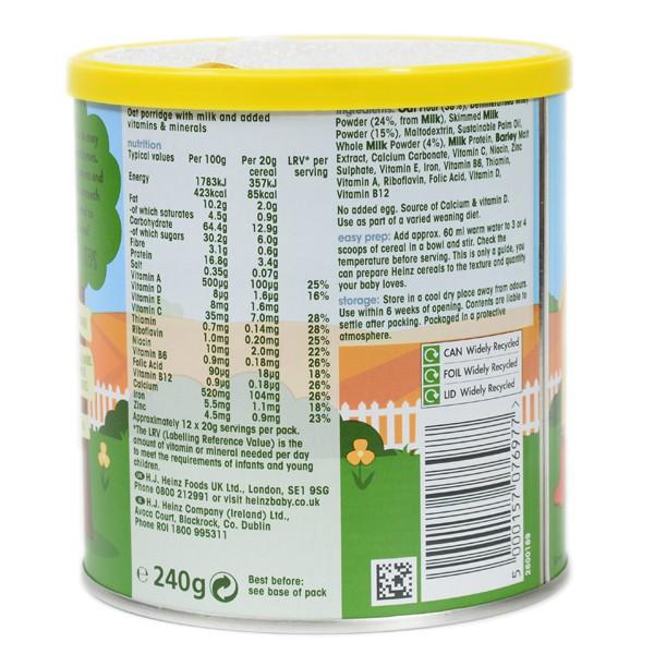 Bột Cháo Kem Yến Mạch HEINZ 240g