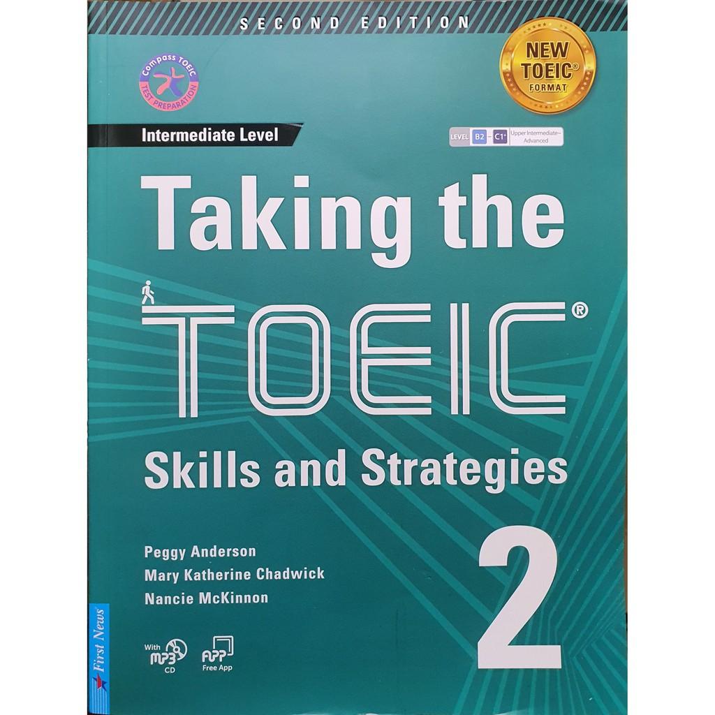 Sách - Combo 2 Cuốn Taking The TOEIC - Skills and Strategies 1 + 2