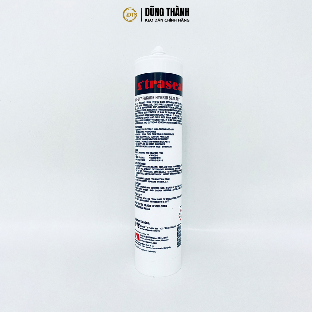 Keo trám Alu X'TRASEAL Chống Thấm Đa Năng Ngoài Trời 3 Màu MS-617 290ml