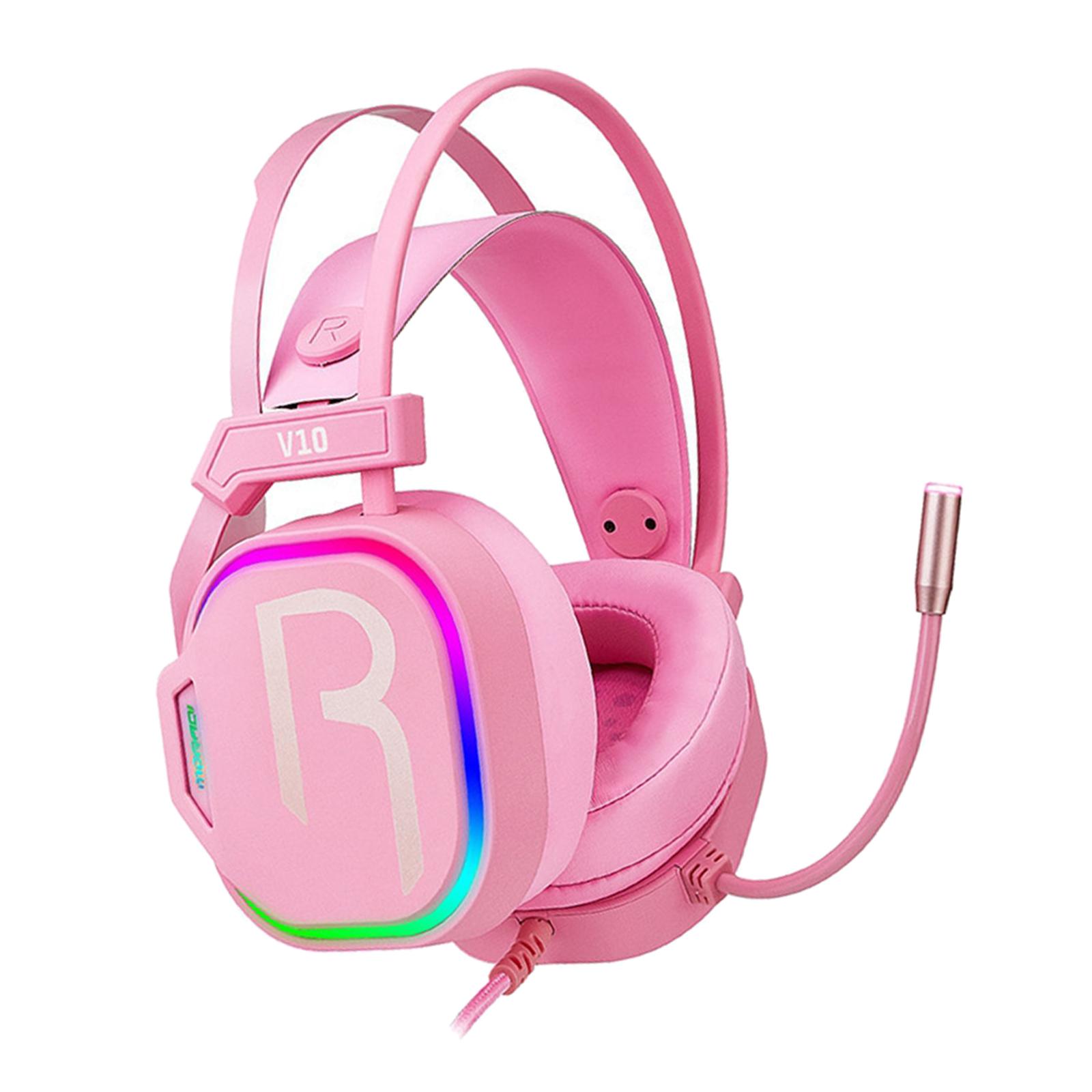 7.1 Stereo Over Ear Gaming Headset Headphone with LED Light for Gamer for PC Laptop