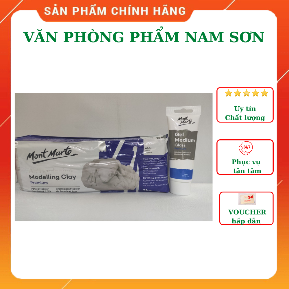 Combo đất sét, bộ dụng cụ và phủ bóng – Combo 3