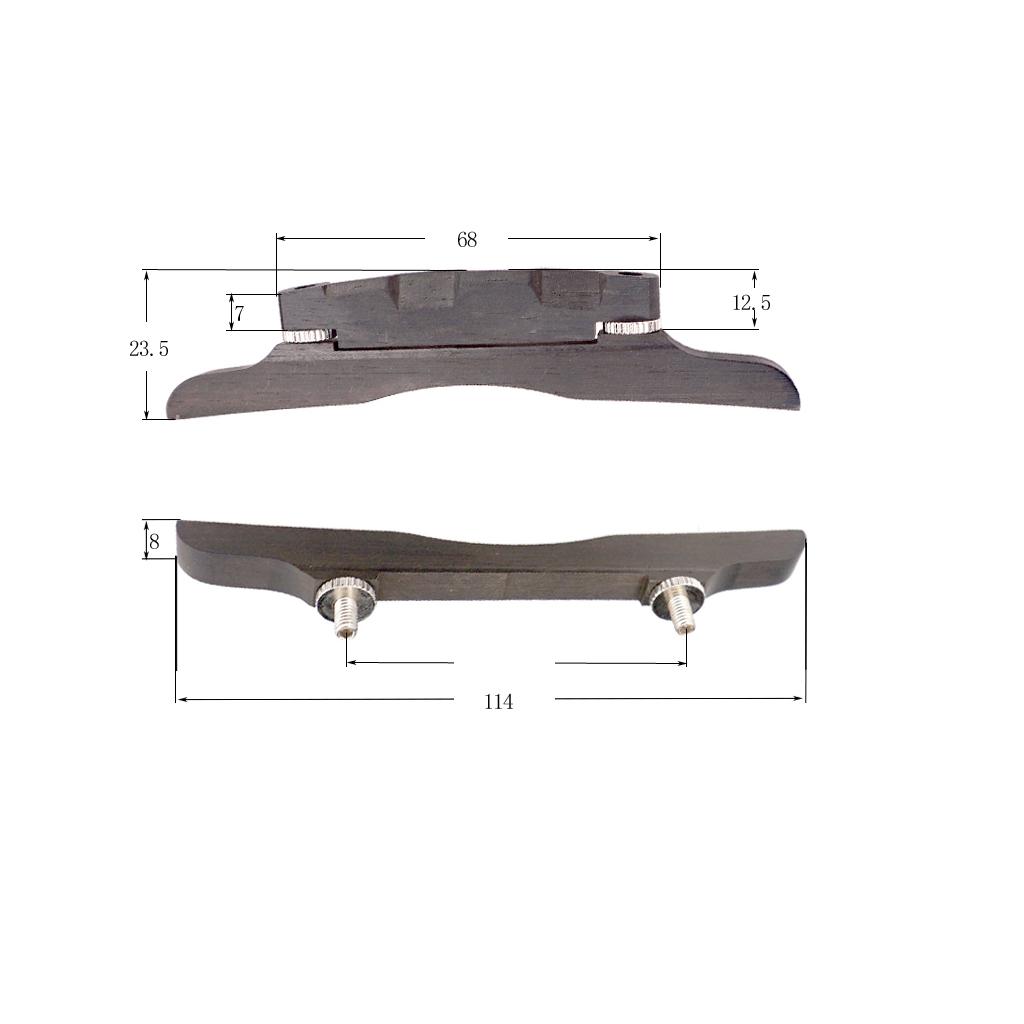 Tay Guitar Gỗ Hồng Cầu cho Dây Đàn Guitar Đàn Mandolin Thay Thế