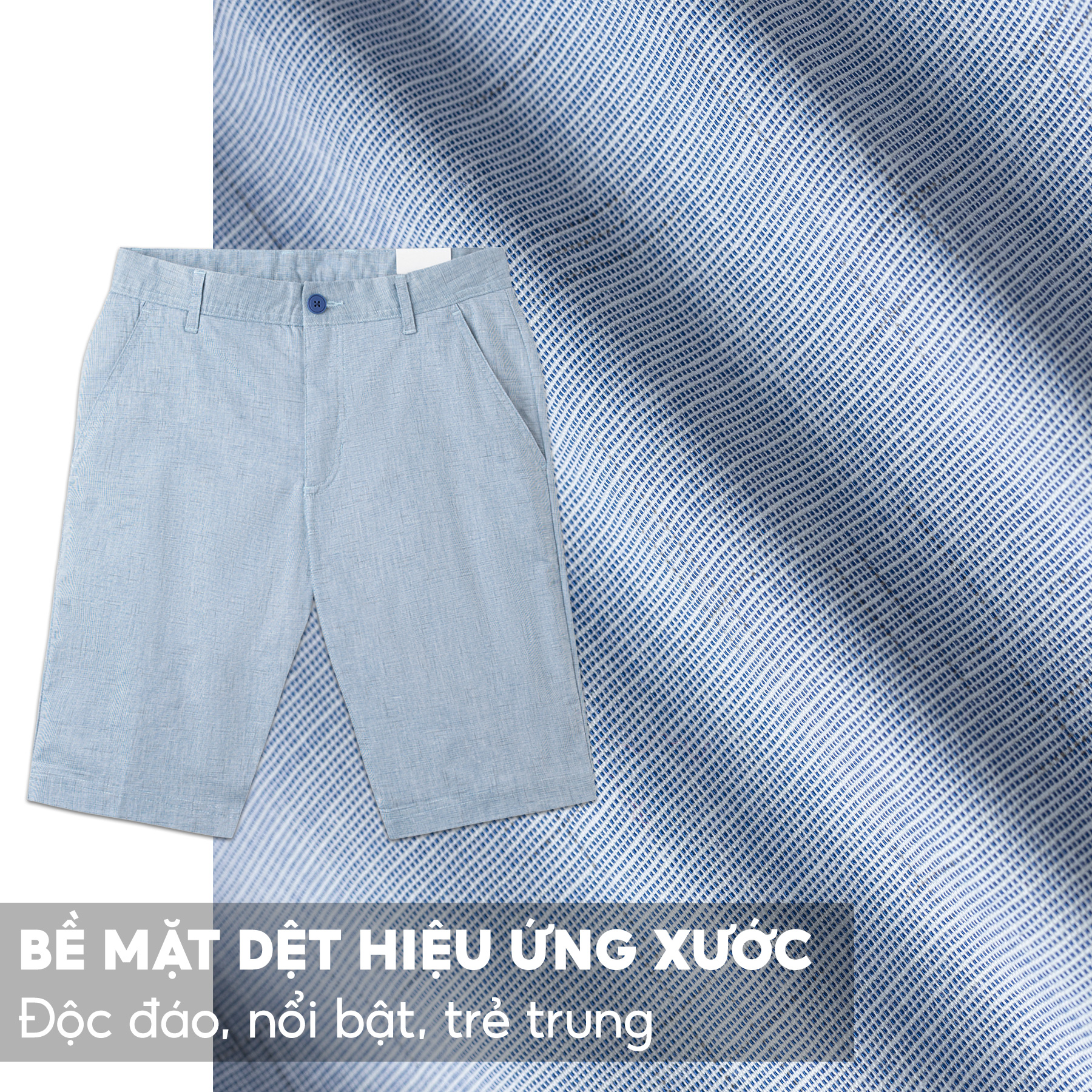 Quần Short Kaki Nam 5S PREMIUM, Chất Cotton Kaki Mềm, Thấm Hút, Mát, Giữ Phom, Thiết Kế In Họa Tiết Trẻ Trung