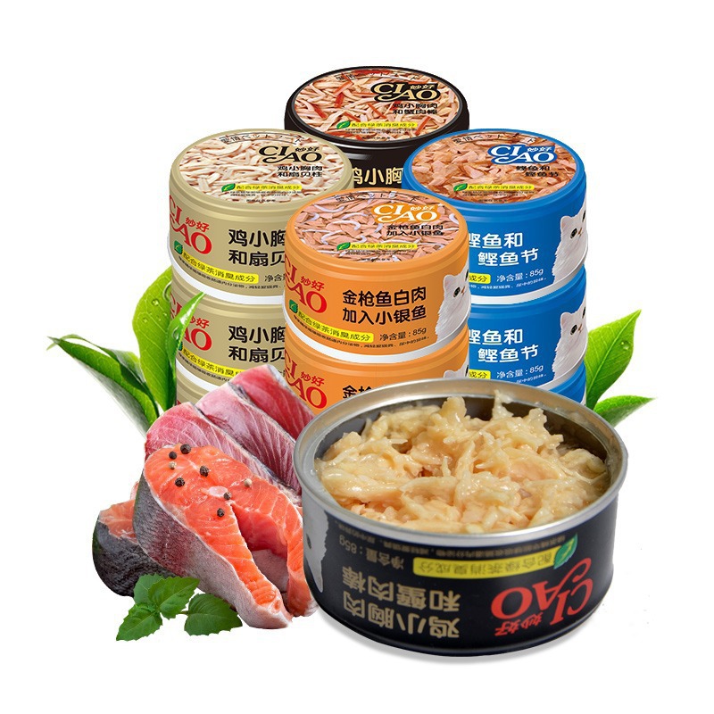 Pate cho mèo Inaba Ciao lon 85g hàng chính hãng