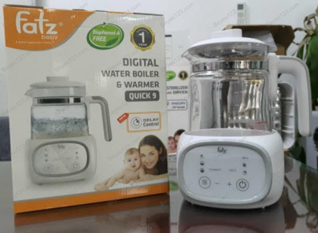 MÁY ĐUN NƯỚC VÀ HÂM NƯỚC PHA SỮA ĐIỆN TỬ FATZ BABY QUICK 9 FB3526TN