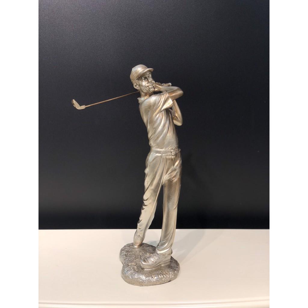 Đồ Decor Tượng Golf trang trí Golf01w chất liệu Composite cao cấp