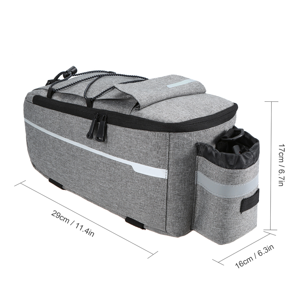 Túi đựng hành lí yên sau xe đạp, có thiết kế co thể đeo vai