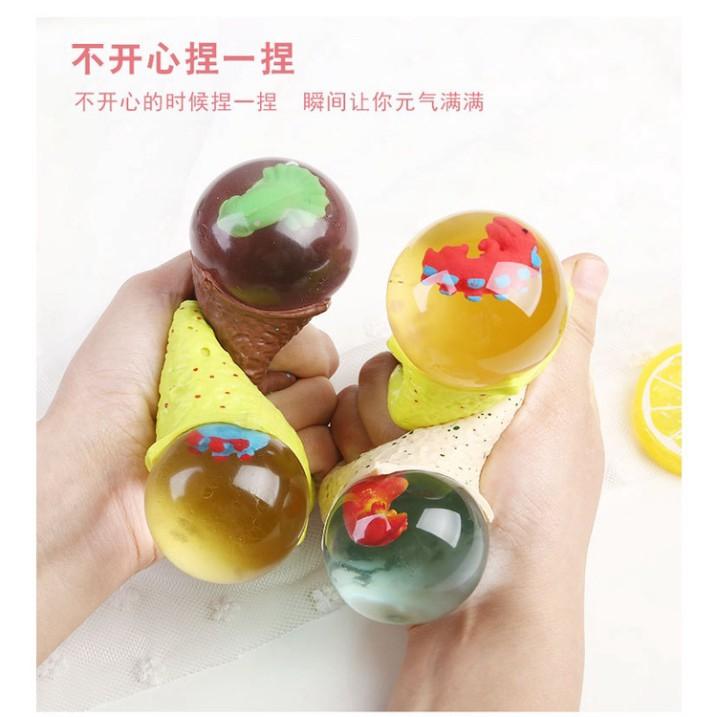 SQUIShY Quả Trứng Khủng Long 2 lớp Bóp Trút Giận đáng yêu mochi slime gudetama