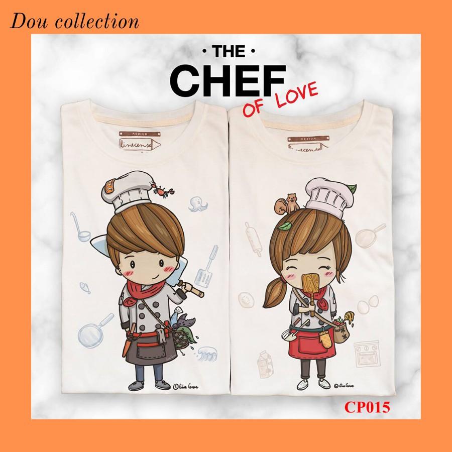 Áo Đôi set 2 áo Couple Thiết Kế Kute Hàn Quốc - Form Unisex - Chất Cotton - Mã AT045