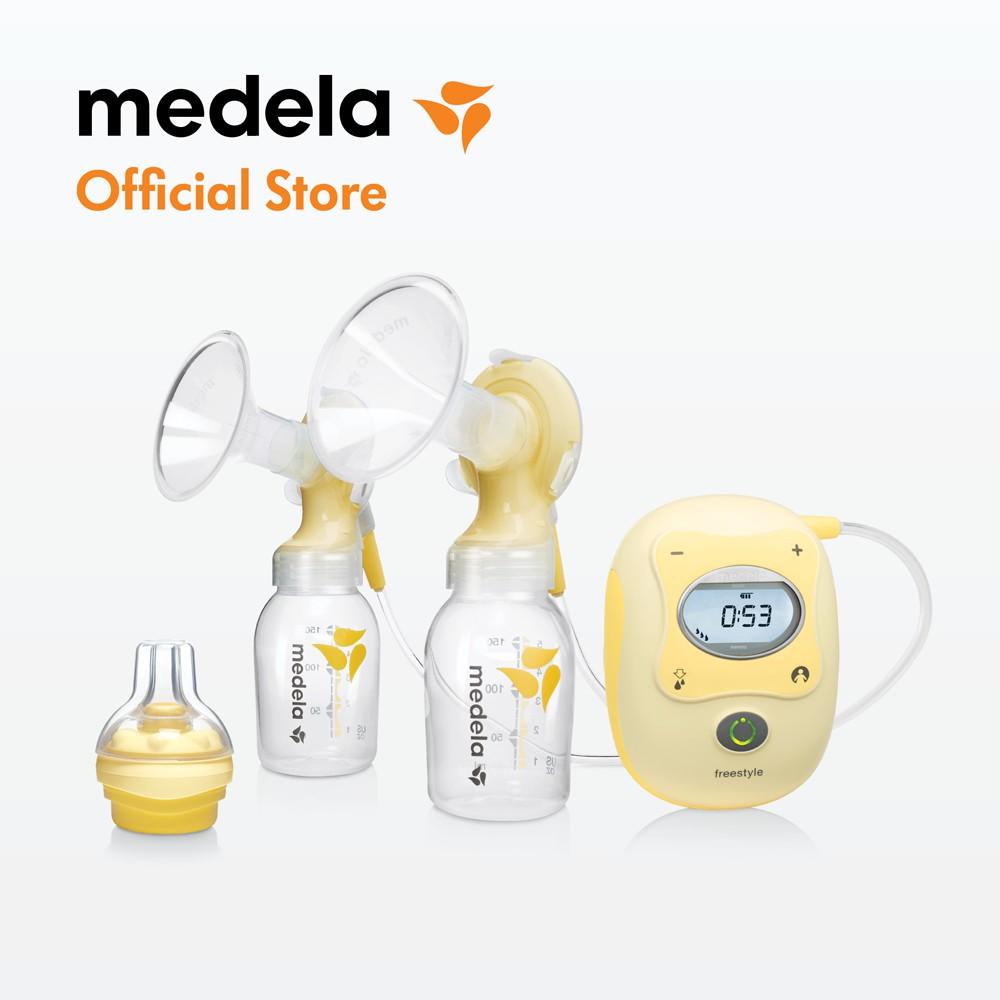 Máy hút sữa điện đôi Medela Freestyle, công nghệ 2-Phase Expression, nhiều sữa hơn, tiết kiệm thời gian, có pin sạc