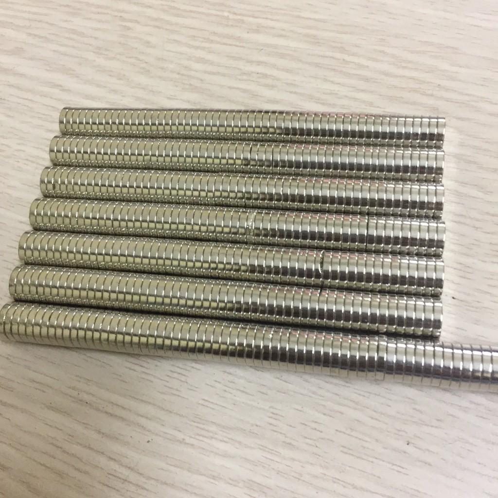 Com bo 10 viên Nam châm kích thước 10x2mm