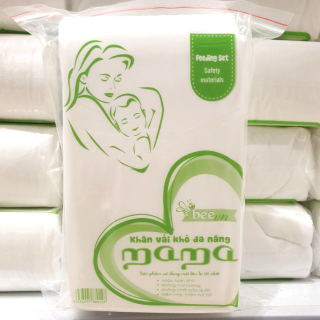 Combo 5 Gói Khăn Vải Khô đa năng Mama 320gr