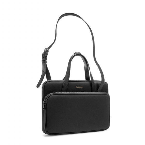 Túi đeo chéo Tomtoc Premium Theher ShoulderBag cho Macbook và Laptop 13&quot;14&quot; - Hàng chính hãng