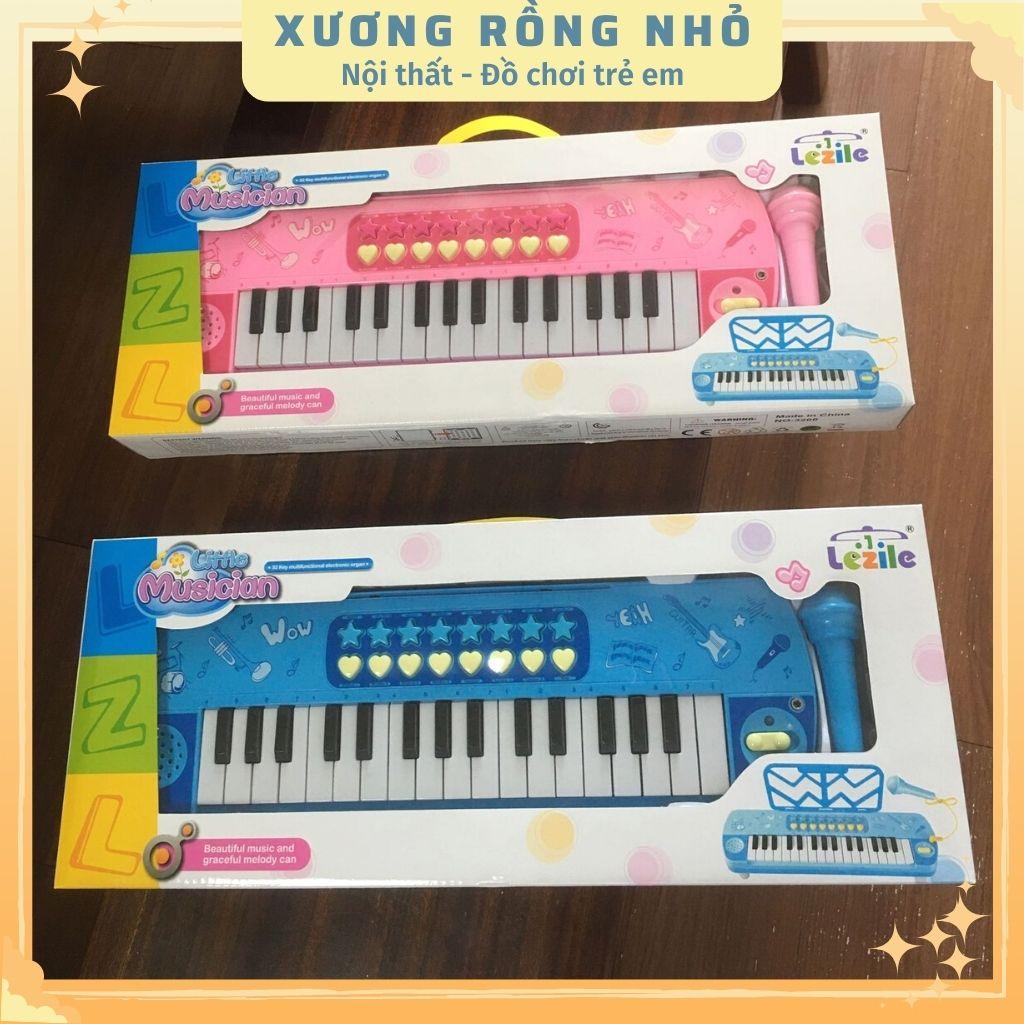 Đồ Chơi Đàn Piano kèm mic cho bé tập đàn và tập hát, đồ chơi âm nhạc cho bé