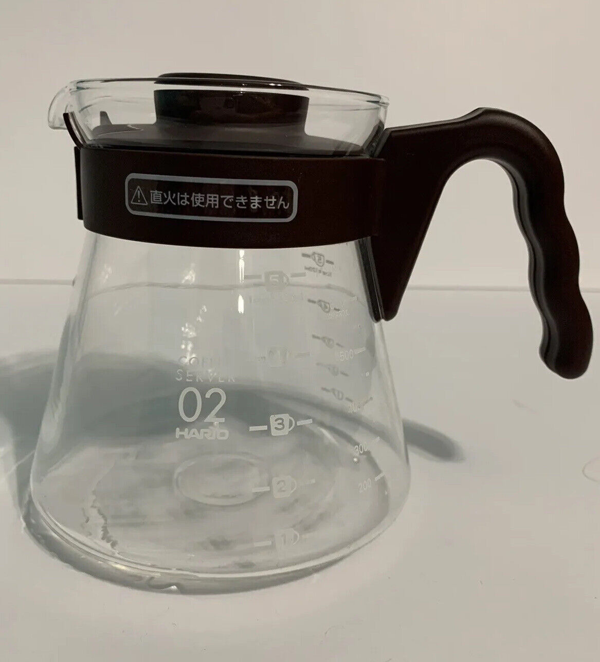 Bình Nước Thủy Tinh Phục Vụ Cà Phê Hario V60 Coffee Server 450ml, VCS-01B