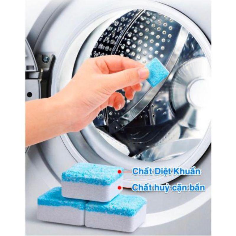 Hộp 12 viên tẩy lồng máy giặt sạch sẽ thơm mát