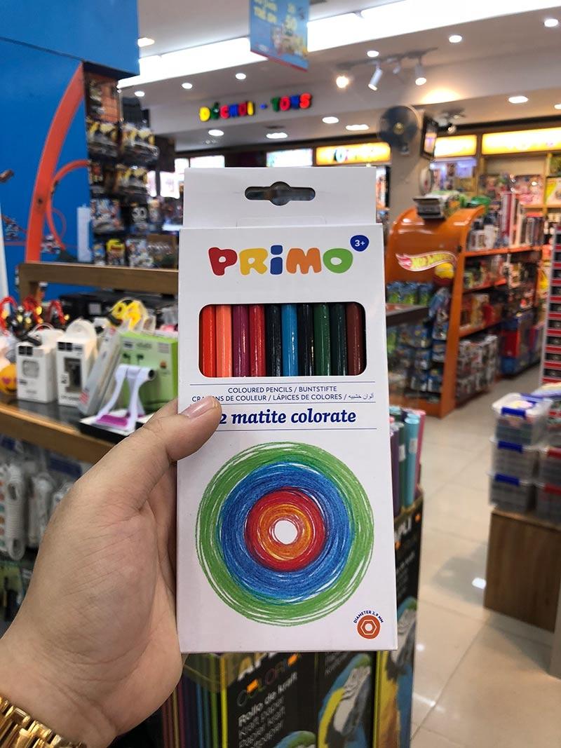 Bộ 12 Bút Chì Màu Lục Giác_503MAT12E - PRIMO