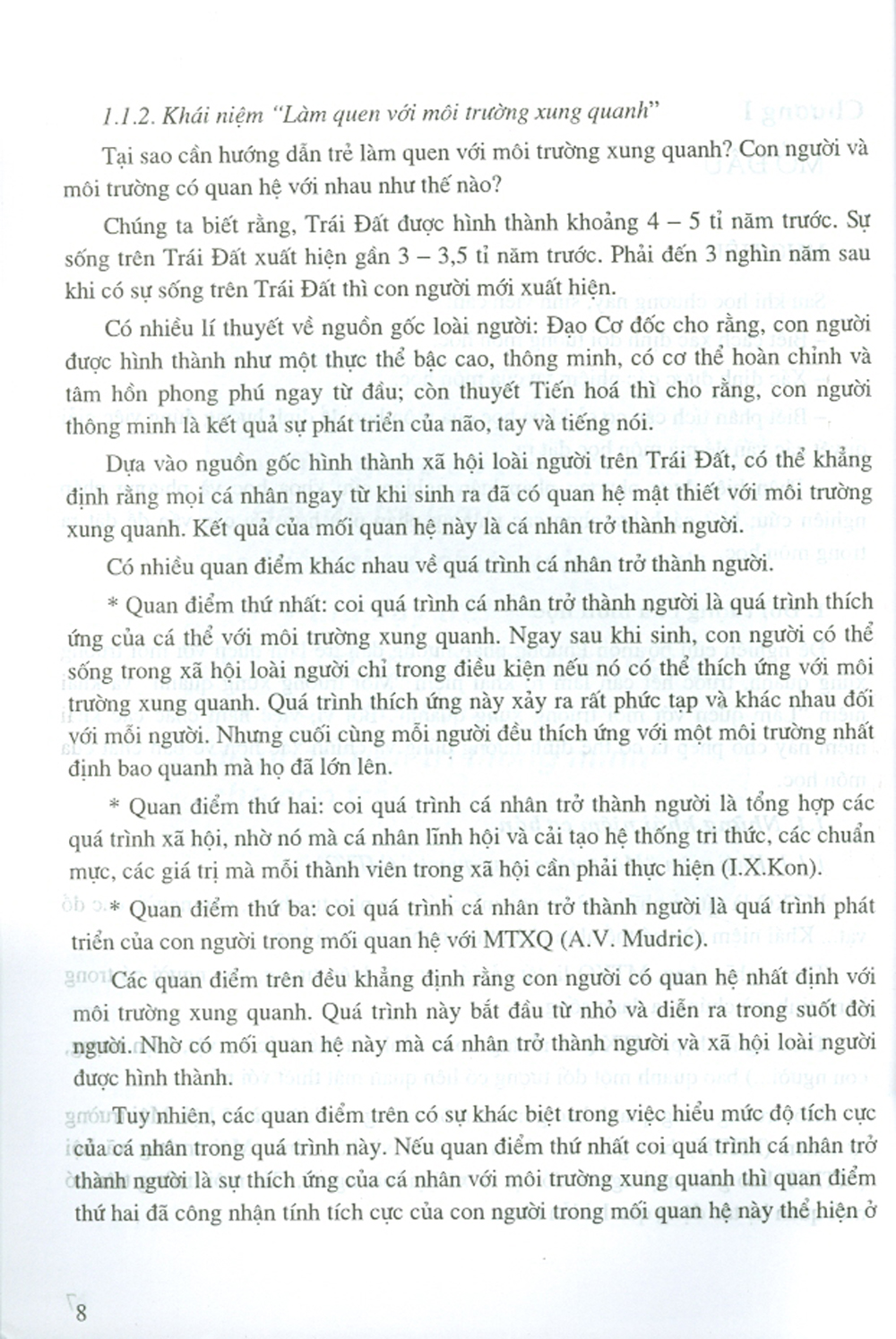 Giáo Trình Lí Luận Và Phương Pháp Hướng Dẫn Trẻ Làm Quen Với Môi Trường Xung Quanh