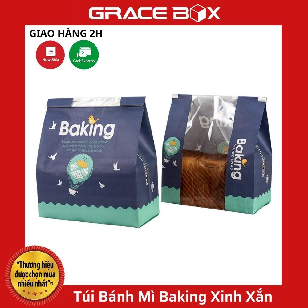 Xấp 10 Túi Bánh Mì Ngọt, Bánh Mì Hoa Cúc Baking Xinh Xắn