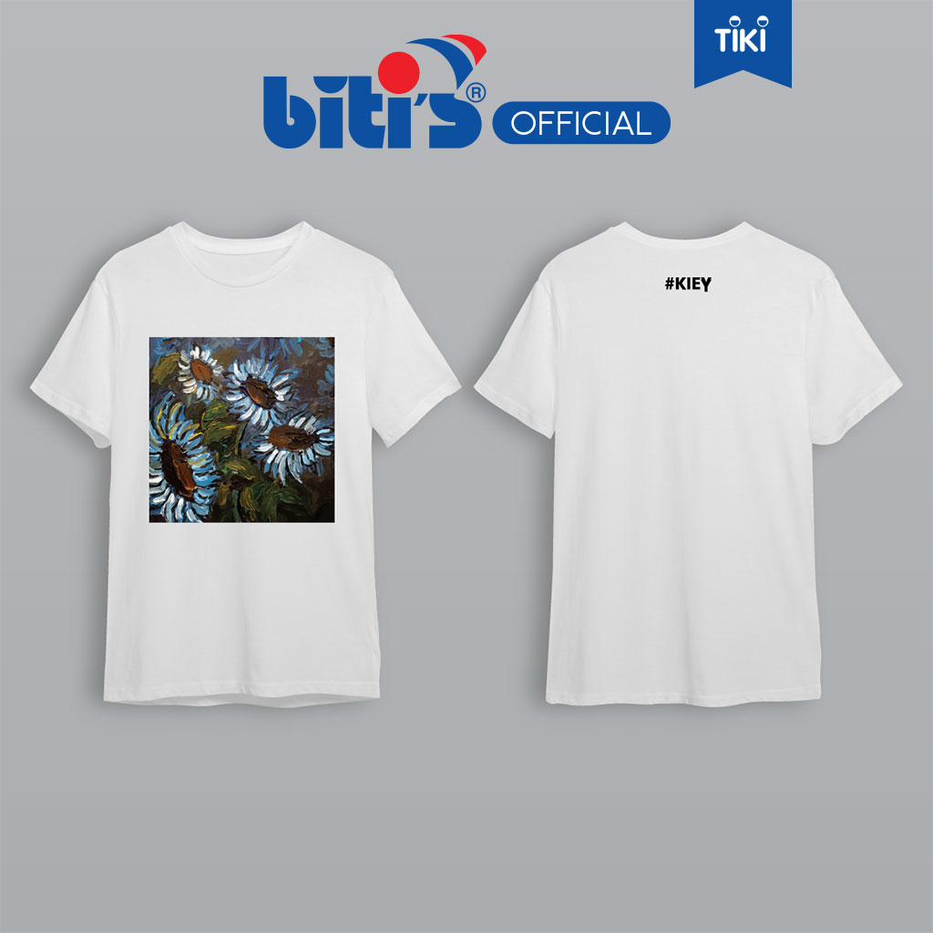 [BST đặc biệt BITI'S X KIEY] Áo Thun Cotton Kiey Unisex Universe T-Shirt BOU000200TRG (Trắng)