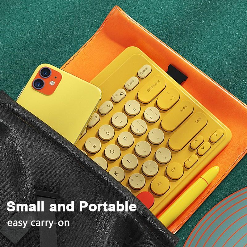 Bàn Phím Cơ Không Dây 2.4G 79 Phím Không Dây Cho Laptop/Máy Tính