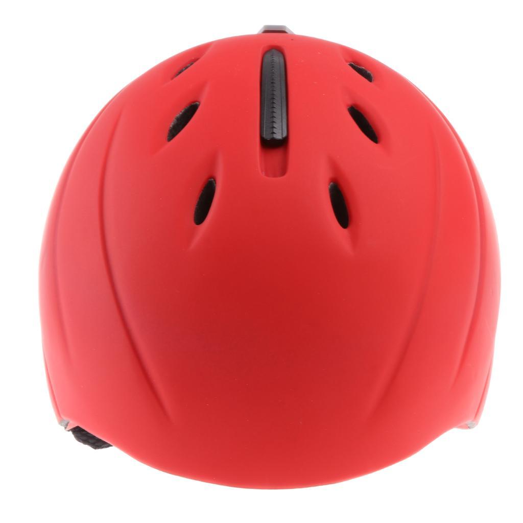 Lightweight Durable Ski Snowboard Helmet Men Women With Detachable Earmuffs 55-60cm - 4 Colors
