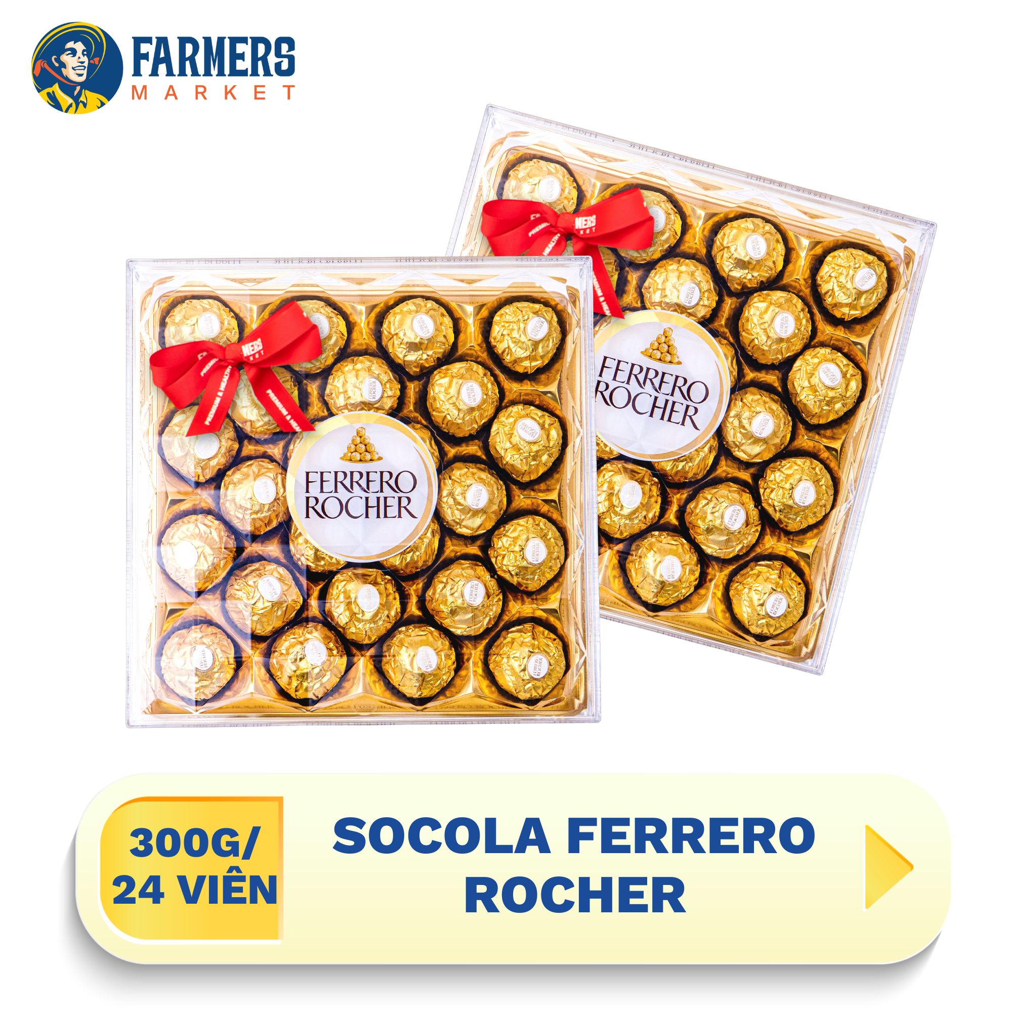 [Giao hàng toàn quốc] Socola Ferrero Rocher 300 g (24 viên)