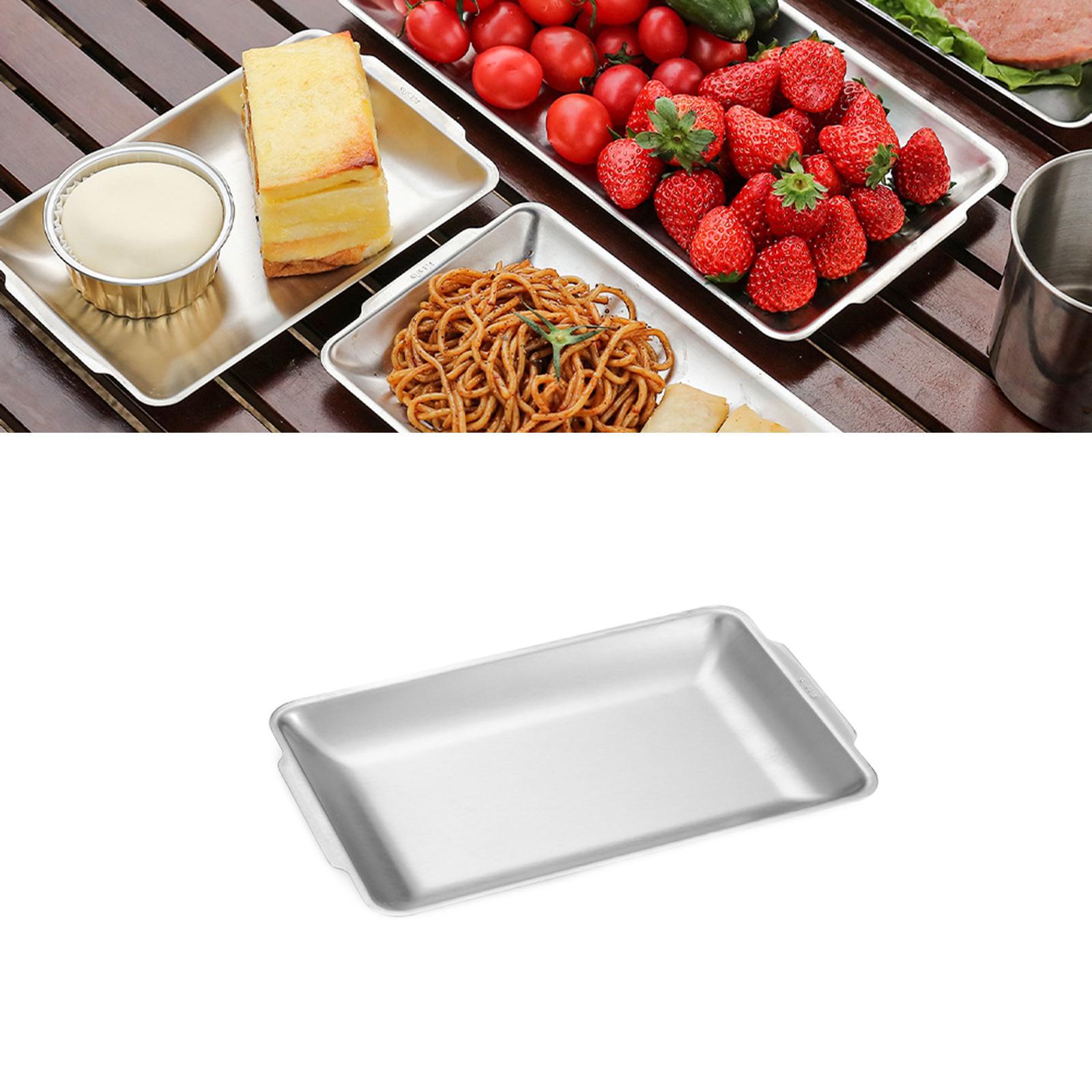 Stainless Steel Serving Tray Snack Food Container for Hotel Restaurant